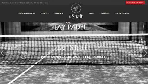 site wordpress le shaft badminton