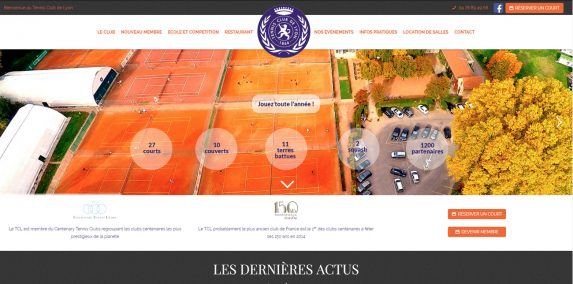 site internet tennis club de lyon