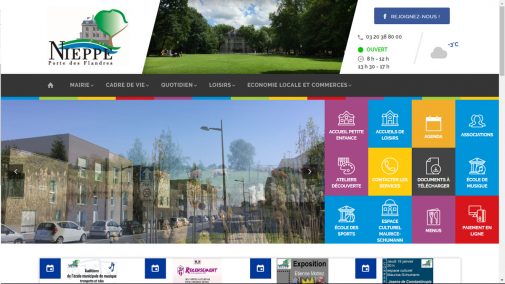 site wordpress ville nieppe